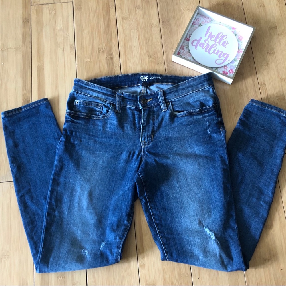 Gap Legging Jeans Sz 6 Blue